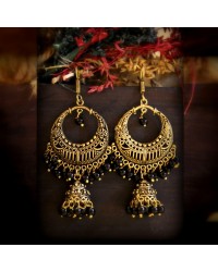 Chandbali Jhumki Earrings